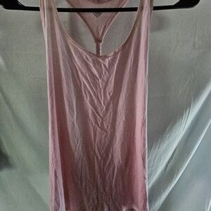 Forever 21 Pink Backless Sleeveless Tank Top